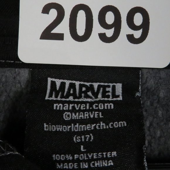 Marvel*Men's Long Sleeve Pullover Hooded Pull String Warmer Pocket Sweater~Large - Picture 3 of 9